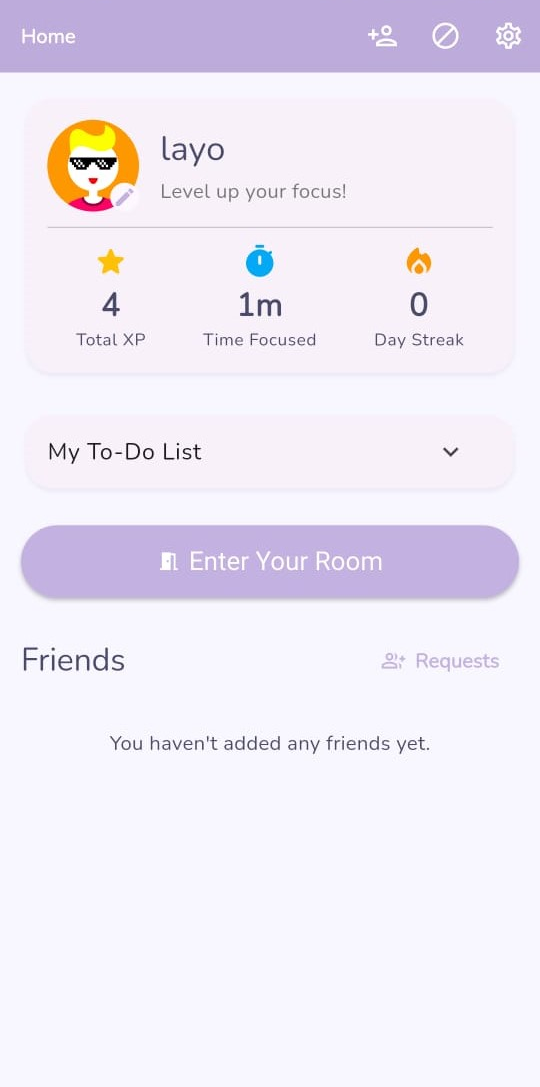 Pomopod Tasks and Progress Interface